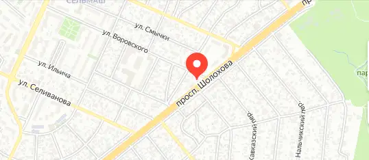 Карта расположения